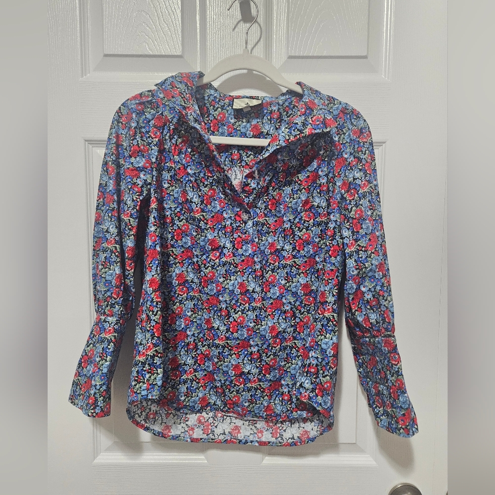 Tuckernuck Floral Blouse XS